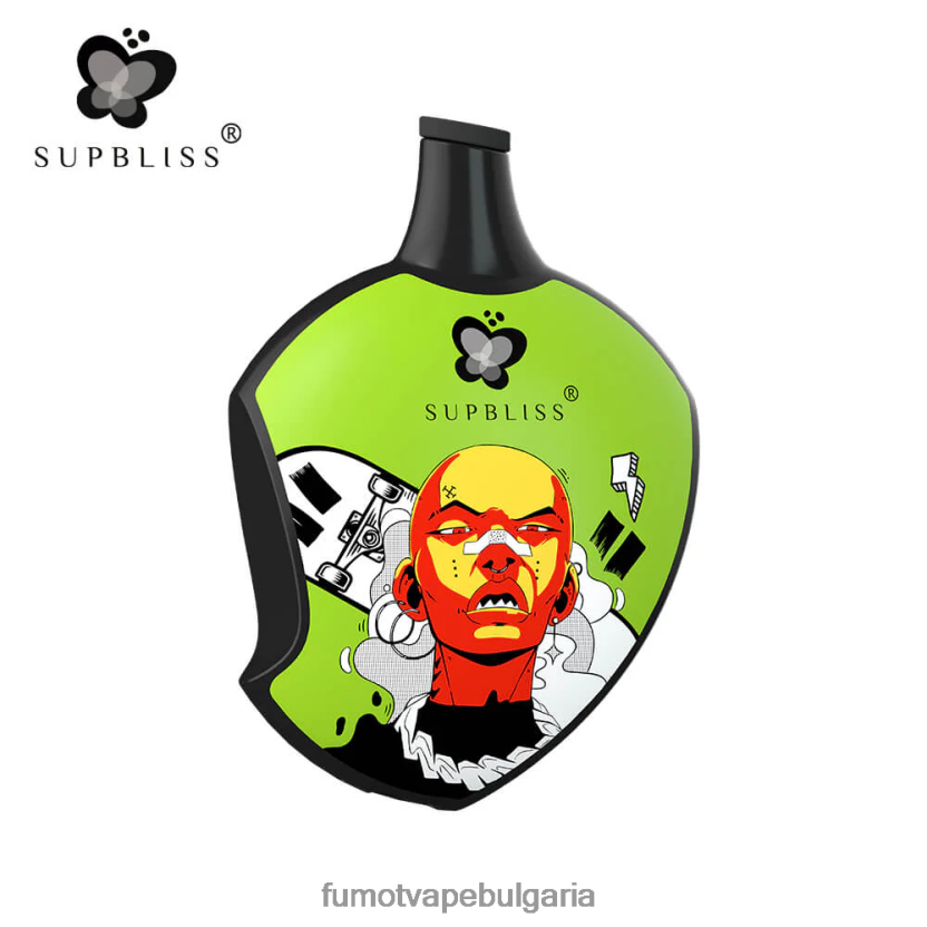 Fumot Vape Bulgaria - Fumot Supbliss sp6000 вейп под за еднократна употреба - 12 мл (1 брой) лед от кисели ябълки JXTHRV461