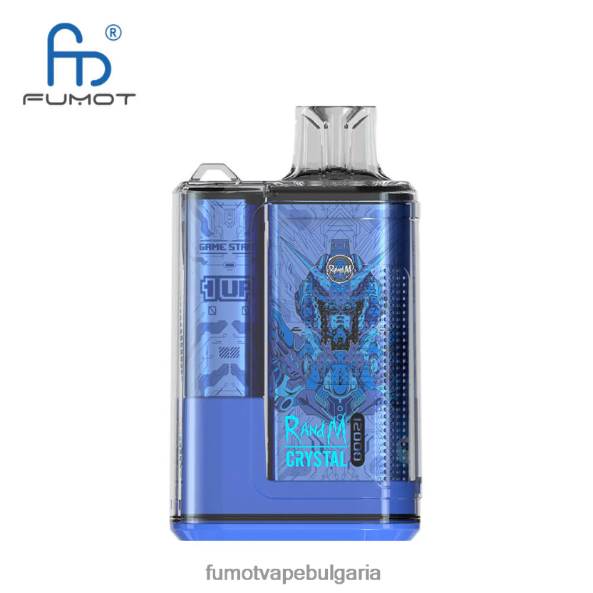 Fumot Cena - Fumot Crystal 1 брой - 12000 еднократна кутия за вейп 20 мл манго върху лед JXTHRV272