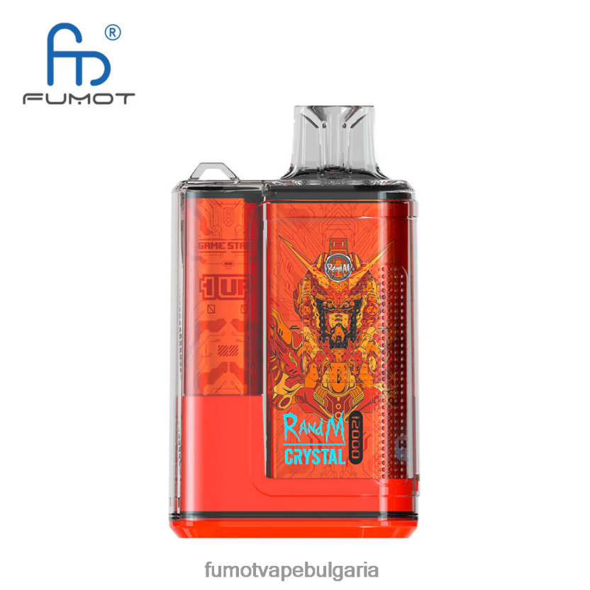 Fumot Cena - Fumot Crystal 20 ml 12000 вейп кутия за еднократна употреба (1 брой) ягодов редбул JXTHRV282