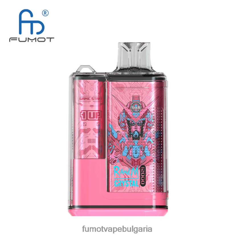 Fumot Cena - Fumot Crystal 20 ml 12000 вейп кутия за еднократна употреба (1 брой) ягодов редбул JXTHRV282