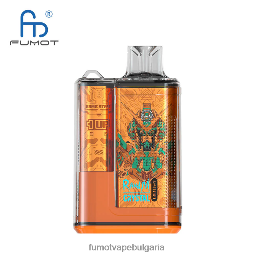 Fumot Vape Flavors - Fumot Crystal 12000 вейп кутия за еднократна употреба - 20 мл (1 брой) синя раз лимонада JXTHRV258