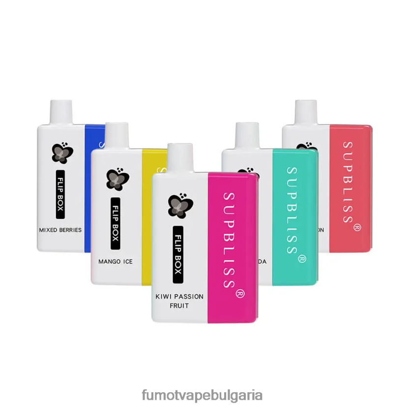 Fumot Vape Flavors - Fumot Supbliss Flip кутия 6000 сменяем комплект за вейп - 10 мл (1 брой) лед от манго JXTHRV338