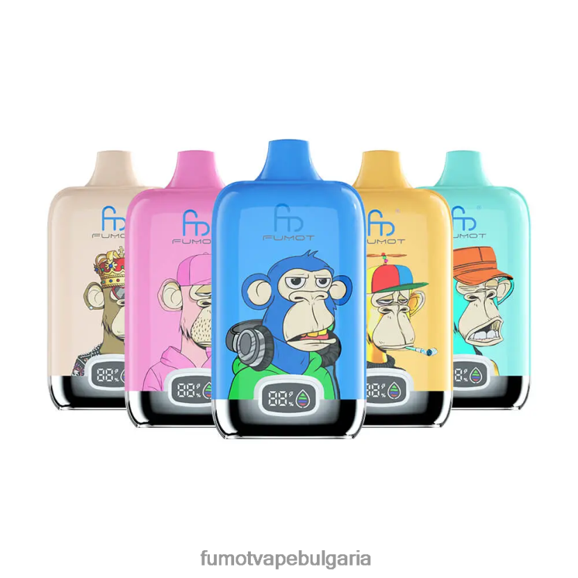 Fumot Flavours - Fumot Digital Box 12000 20ml vape pod за еднократна употреба - (1 брой) плодов синтез JXTHRV129