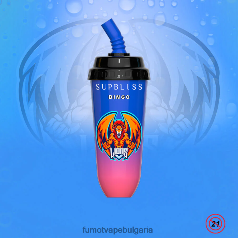 Fumot Factory - Fumot Supbliss Bingo 8000 вейп под устройство за еднократна употреба - 16 ml (1 брой) енергийна напитка JXTHRV397