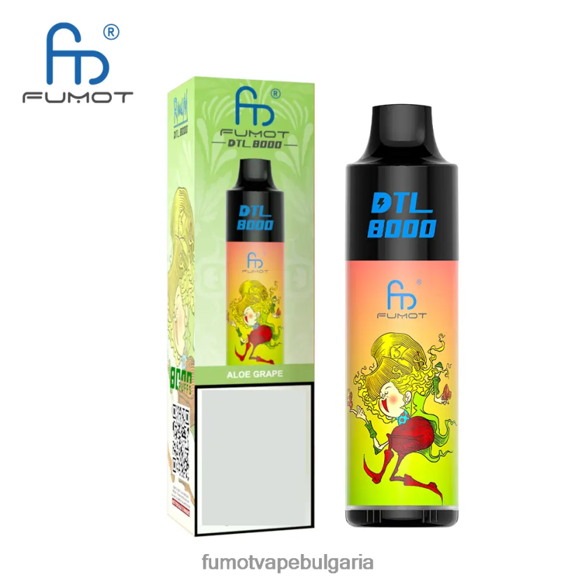 Fumot Cena - Fumot DTL 8000 писалка за вейп за еднократна употреба - 16 ml (1 брой) прасковен лед JXTHRV422