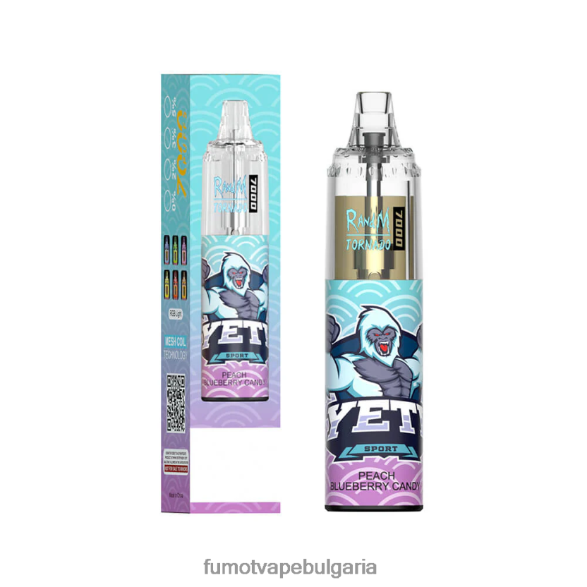 Fumot Factory - Fumot Tornado 14 ml (1 брой) 7000 вейп писалка за еднократна употреба праскова манго JXTHRV87