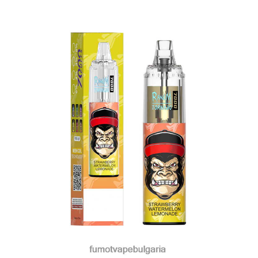 Fumot Factory - Fumot Tornado 14 ml (1 брой) 7000 вейп писалка за еднократна употреба кисела ябълка JXTHRV97