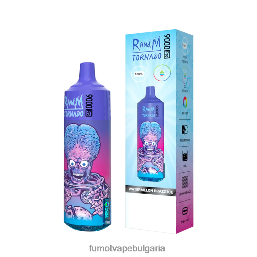 Fumot Flavours - Fumot Tornado 9000 pro вейп за еднократна употреба - 18 ml (1 брой) алое грозде JXTHRV199