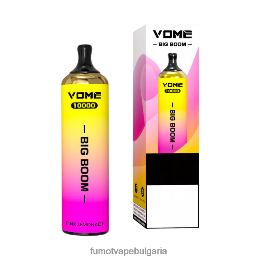 Fumot Flavours - Fumot Vome Big Boom вейп писалка за еднократна употреба 10000 - 20 мл (1 брой) буен лед JXTHRV449