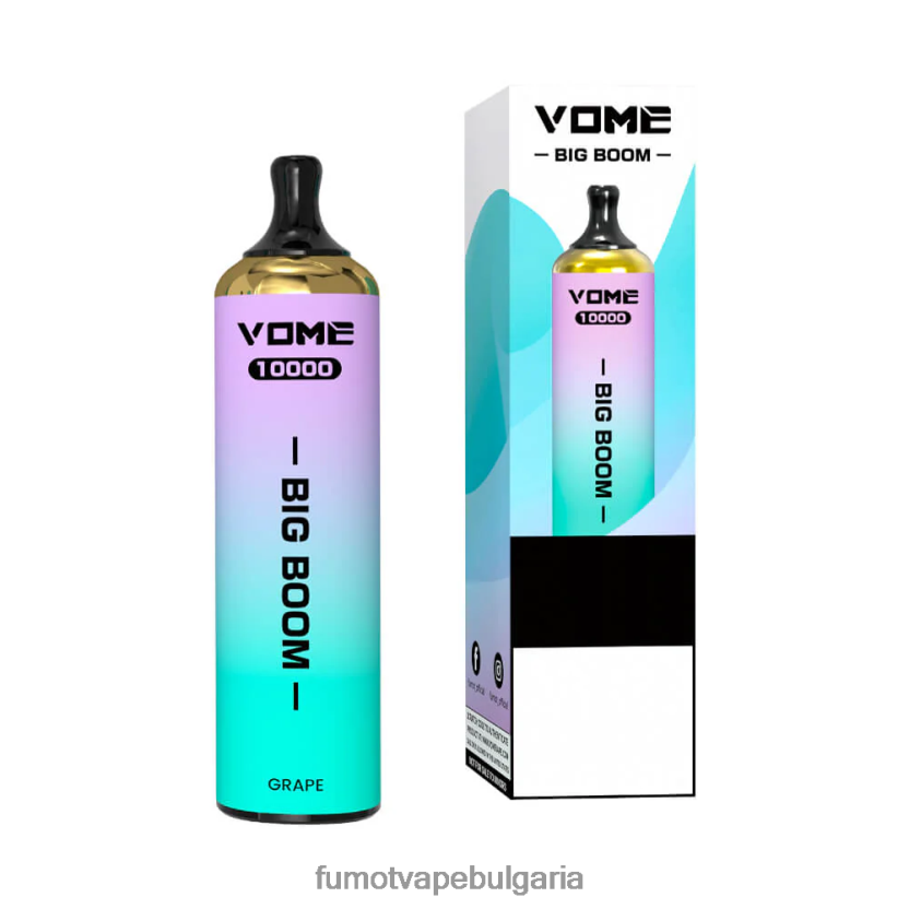 Fumot Flavours - Fumot Vome Big Boom вейп писалка за еднократна употреба 10000 - 20 мл (1 брой) буен лед JXTHRV449